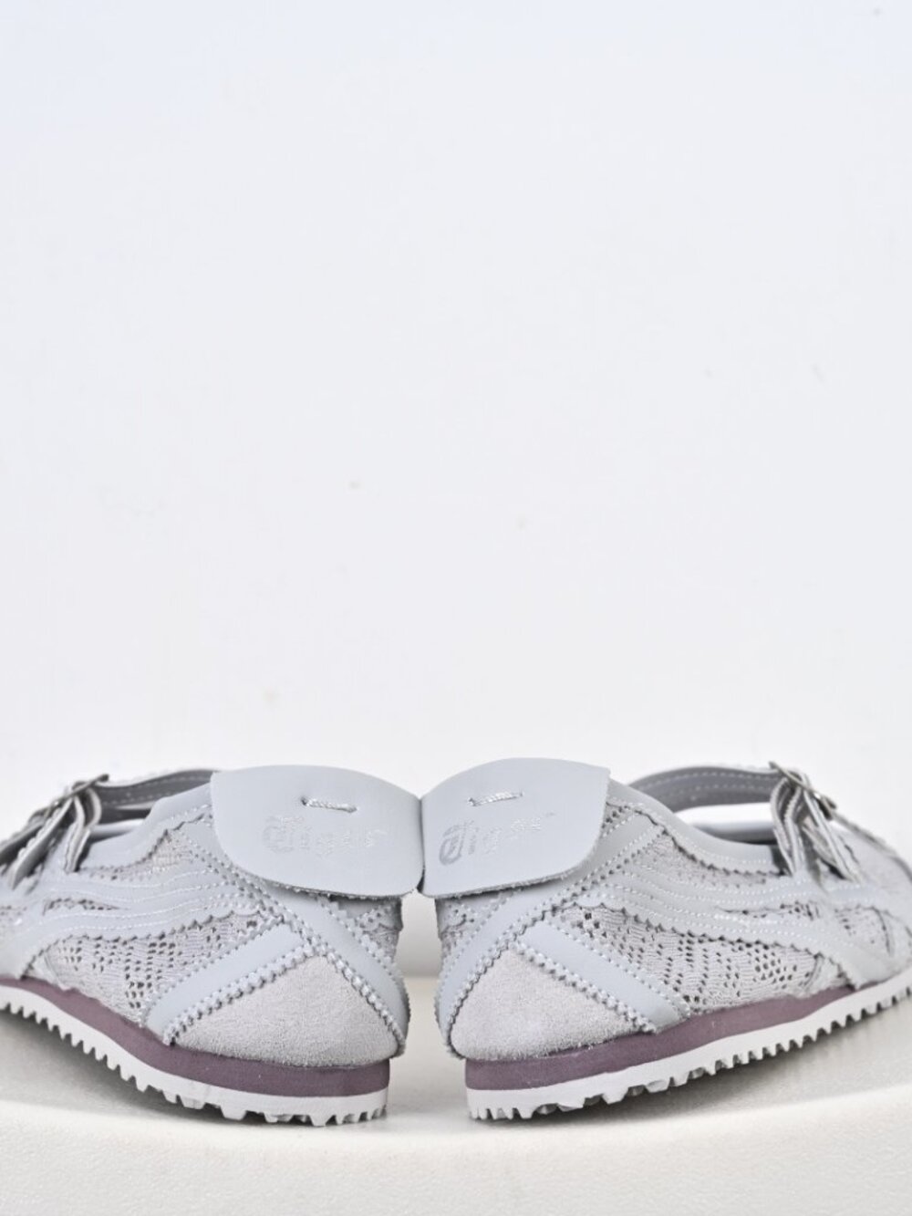 Onitsuka Tiger Mexico 66 Mary Jane Lace Mesh Shoes Gray Women's NIB - Picture 6 of 6
